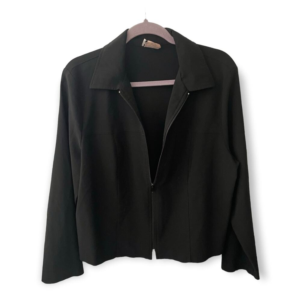 Vintage Clio Zippered Jacket Sz L EUC